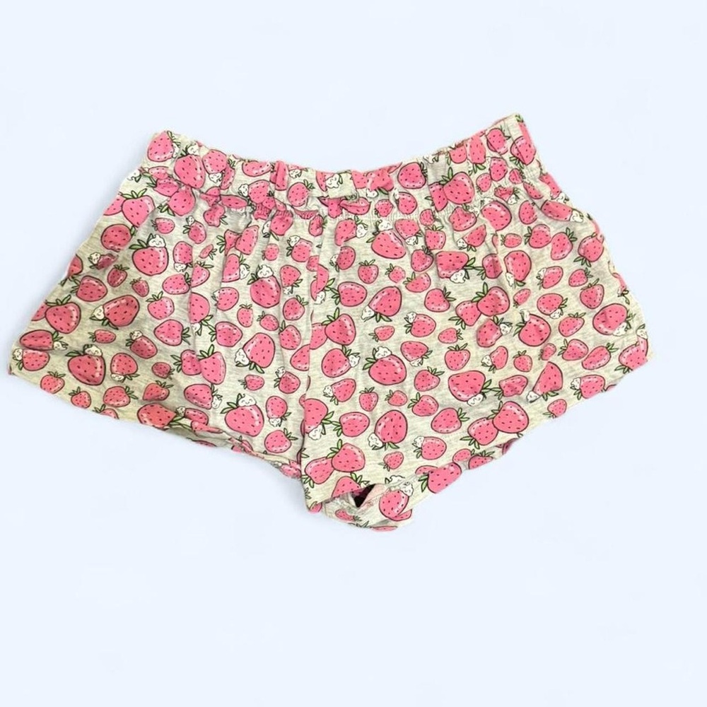 Forever 21 Pink Strawberry Pajama Shorts